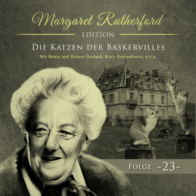 Bokomslag for Margaret Rutherford, Folge 23: Die Katzen der Baskervilles