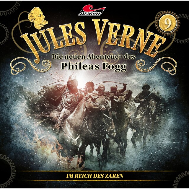 Buchcover für Jules Verne, Die neuen Abenteuer des Phileas Fogg, Folge 9: Im Reich des Zaren
