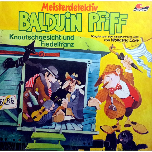 Kirjankansi teokselle Balduin Pfiff, Folge 4: Knautschgesicht und Fiedelfranz