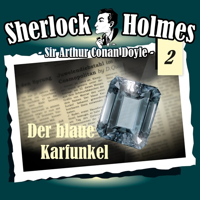 Bokomslag for Sherlock Holmes, Die Originale, Fall 2: Der blaue Karfunkel