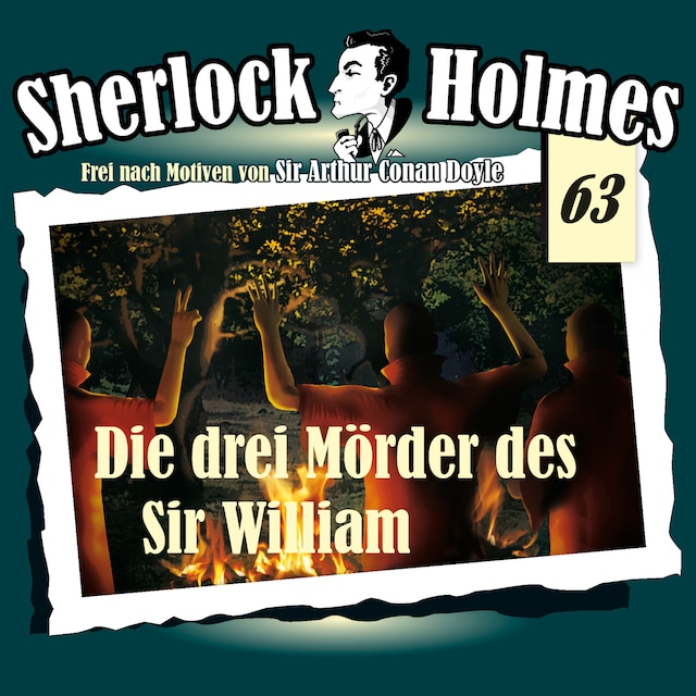 Book cover for Sherlock Holmes, Die Originale, Fall 63: Die drei Mörder des Sir William