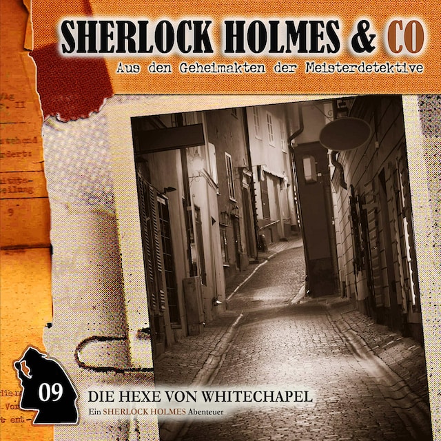 Kirjankansi teokselle Sherlock Holmes & Co, Folge 9: Die Hexe von Whitechapel