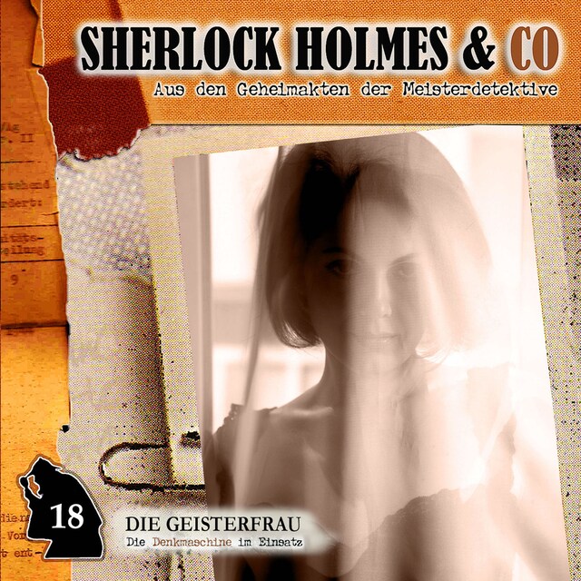 Boekomslag van Sherlock Holmes & Co, Folge 18: Die Geisterfrau