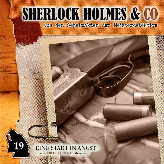 Bokomslag for Sherlock Holmes & Co, Folge 19: Eine Stadt in Angst