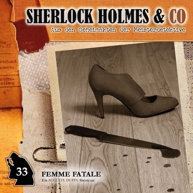 Bogomslag for Sherlock Holmes & Co, Folge 33: Femme Fatale