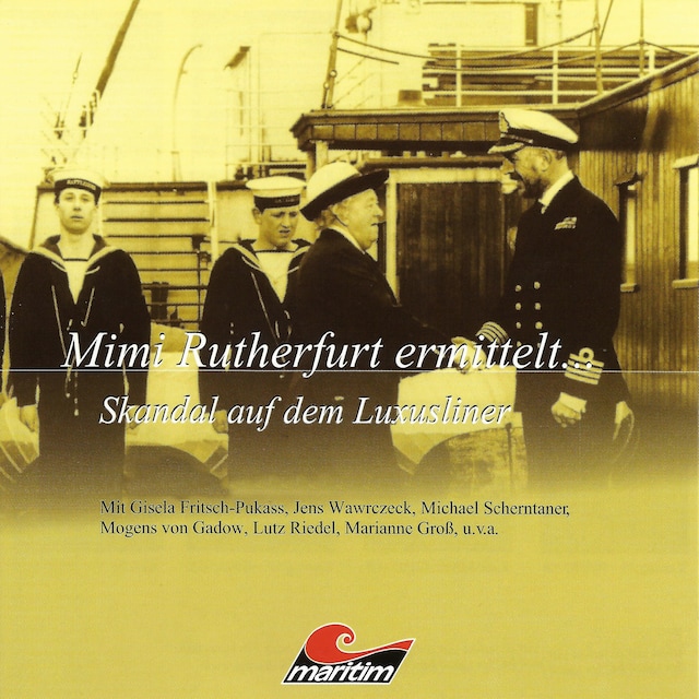 Buchcover für Mimi Rutherfurt, Mimi Rutherfurt ermittelt ..., Folge 3: Skandal auf dem Luxusliner