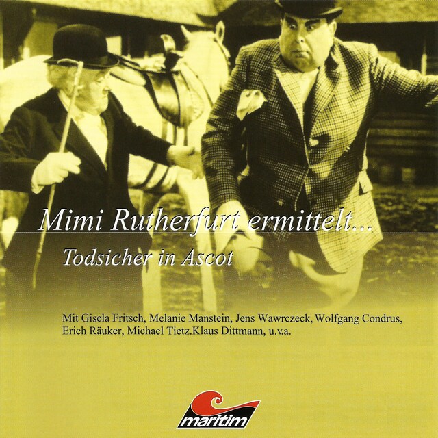 Book cover for Mimi Rutherfurt, Mimi Rutherfurt ermittelt ..., Folge 7: Todsicher in Ascot