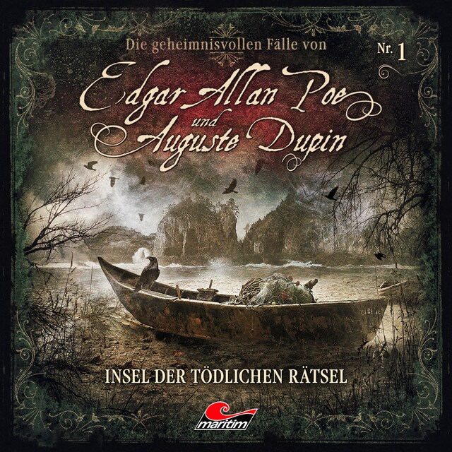Book cover for Edgar Allan Poe & Auguste Dupin, Folge 1: Insel der tödlichen Rätsel