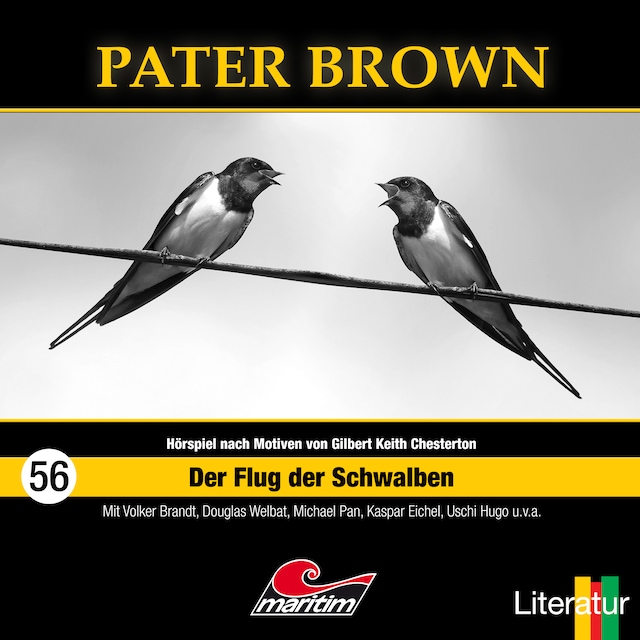 Kirjankansi teokselle Pater Brown, Folge 56: Der Flug der Schwalben