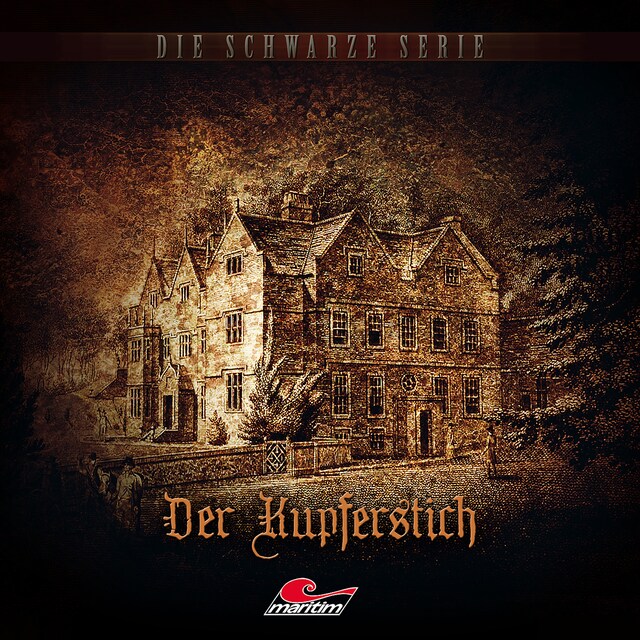 Book cover for Die schwarze Serie, Folge 9: Der Kupferstich