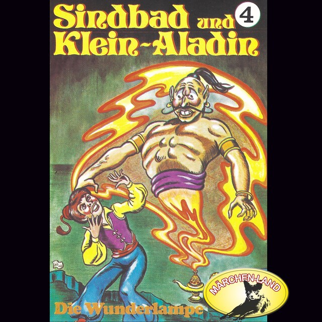 Bokomslag for Sindbad und Klein-Aladin, Folge 4: Die Wunderlampe