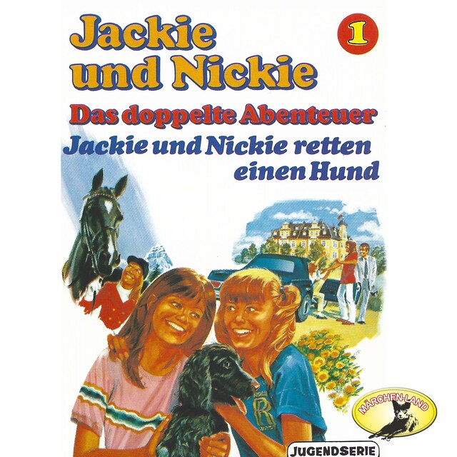 Bokomslag for Jackie und Nickie - Das doppelte Abenteuer, Original Version, Folge 1: Jackie und Nickie retten einen Hund