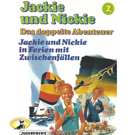 Jackie und Nickie - Das doppelte Abenteuer, Original Version, Folge 2: Jackie und Nickie in Ferien mt Zwischenfällen bookCoverFor