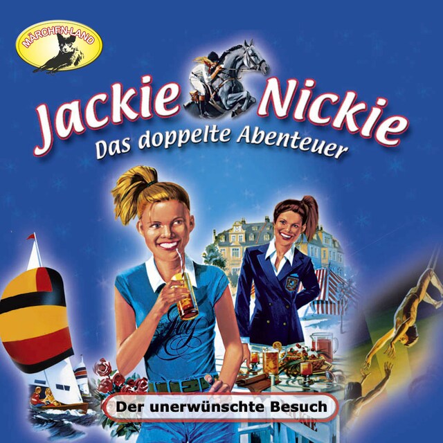 Kirjankansi teokselle Jackie und Nickie - Das doppelte Abenteuer, Neue Version, Folge 2: Der unerwünschte Besuch