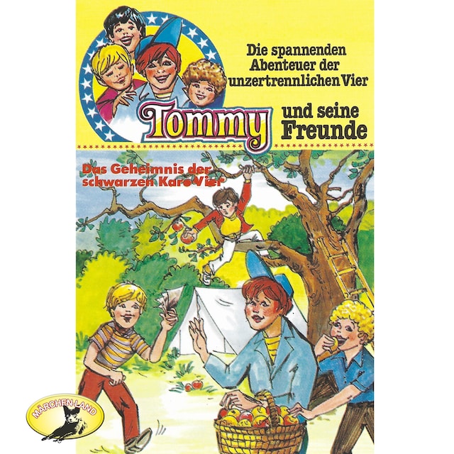 Couverture de livre pour Tommy und seine Freunde, Folge 10: Das Geheimnis der schwarzen Karo Vier