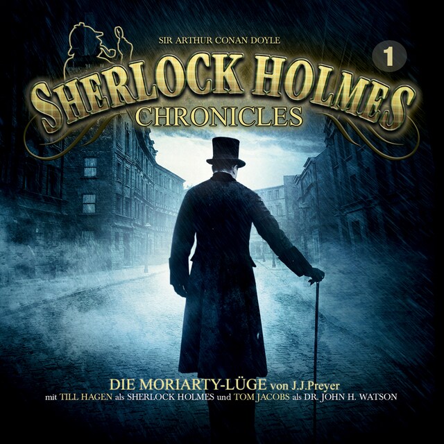 Kirjankansi teokselle Sherlock Holmes Chronicles, Folge 1: Die Moriarty-Lüge