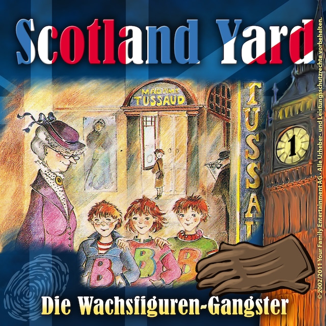 Kirjankansi teokselle Scotland Yard, Folge 1: Die Wachsfiguren-Gangster