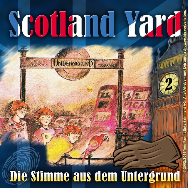 Couverture de livre pour Scotland Yard, Folge 2: Die Stimme aus dem Untergrund