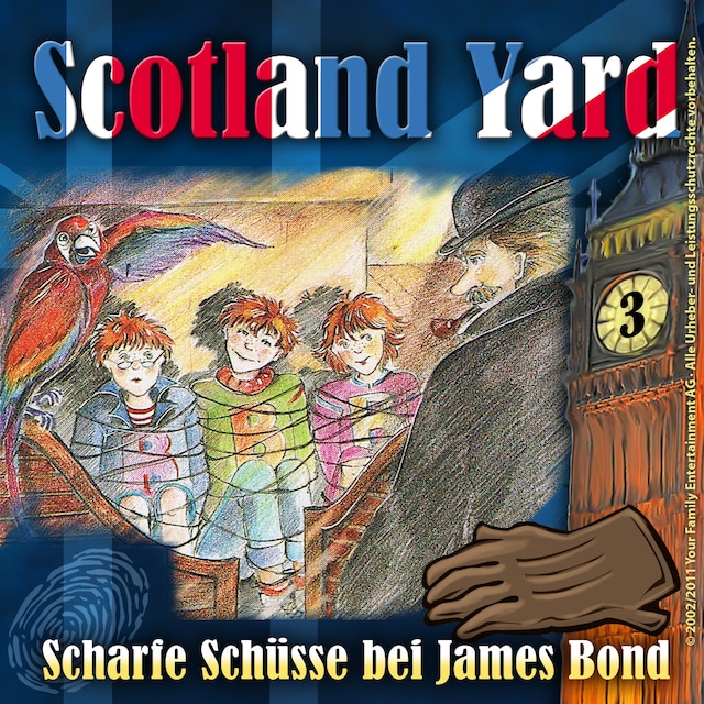 Buchcover für Scotland Yard, Folge 3: Scharfe Schüsse bei James Bond