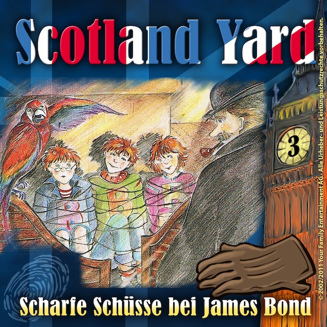 Scotland Yard, Folge 3: Scharfe Schüsse bei James Bond Buchcover für Scotland Yard, Folge 3: Scharfe Schüsse bei James Bond