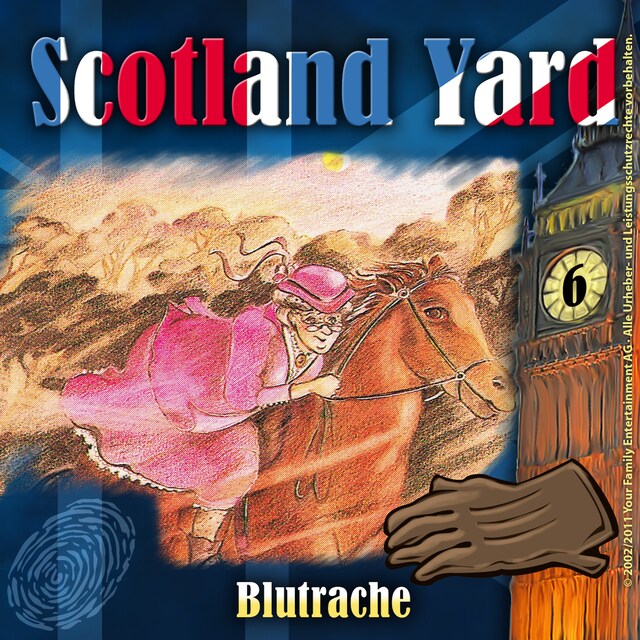 Kirjankansi teokselle Scotland Yard, Folge 6: Blutrache