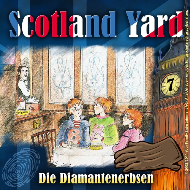 Kirjankansi teokselle Scotland Yard, Folge 7: Die Diamantenerbsen