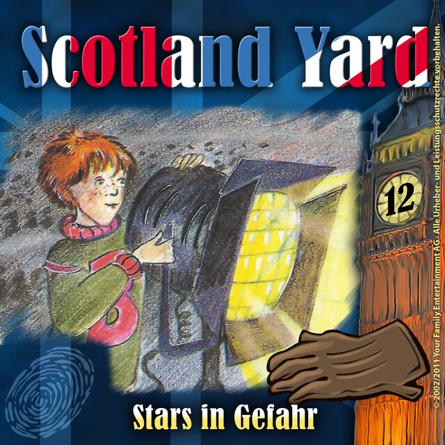 Book cover for Scotland Yard, Folge 12: Stars in Gefahr