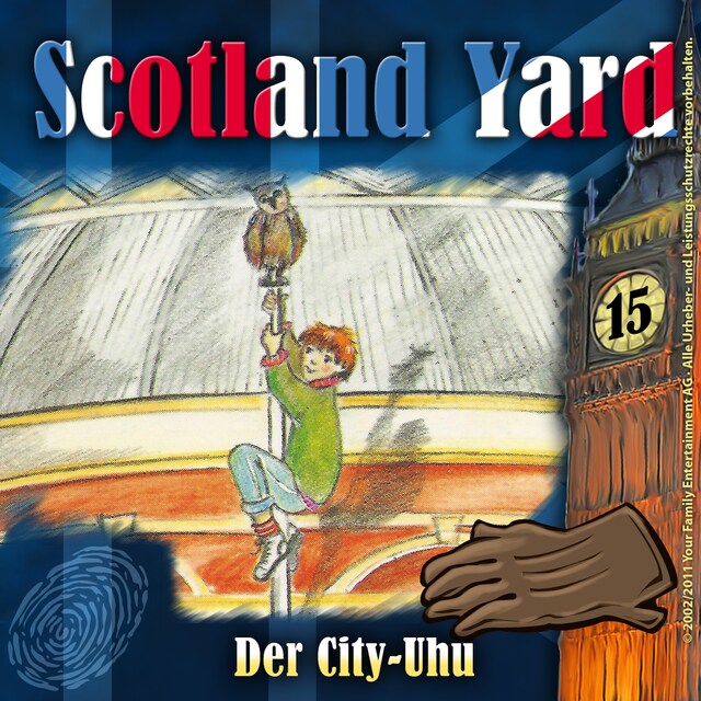 Kirjankansi teokselle Scotland Yard, Folge 15: Der City-Uhu