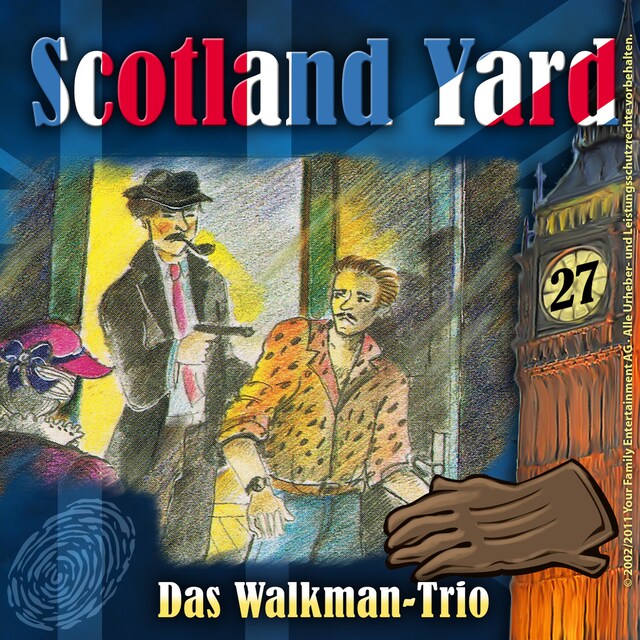 Kirjankansi teokselle Scotland Yard, Folge 27: Das Walkman-Trio