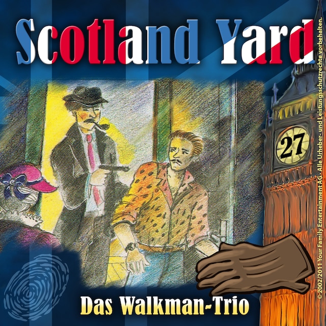 Couverture de livre pour Scotland Yard, Folge 27: Das Walkman-Trio