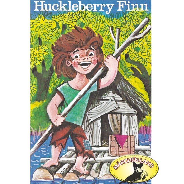 Book cover for Mark Twain, Huckleberry Finn