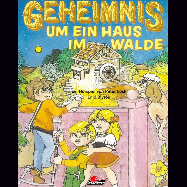 Portada de libro para Enid Blyton, Geheimnis um ein Haus im Walde