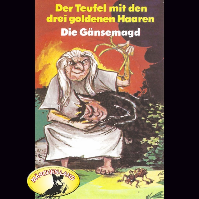 Kirjankansi teokselle Gebrüder Grimm, Der Teufel mit den drei goldenen Haaren / Die Gänsemagd