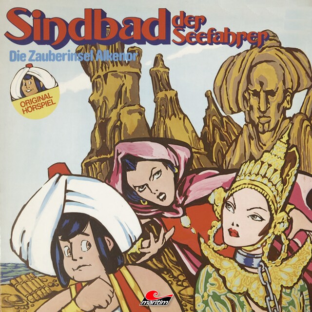 Book cover for Sindbad der Seefahrer, Die Zauberinsel Alkenor