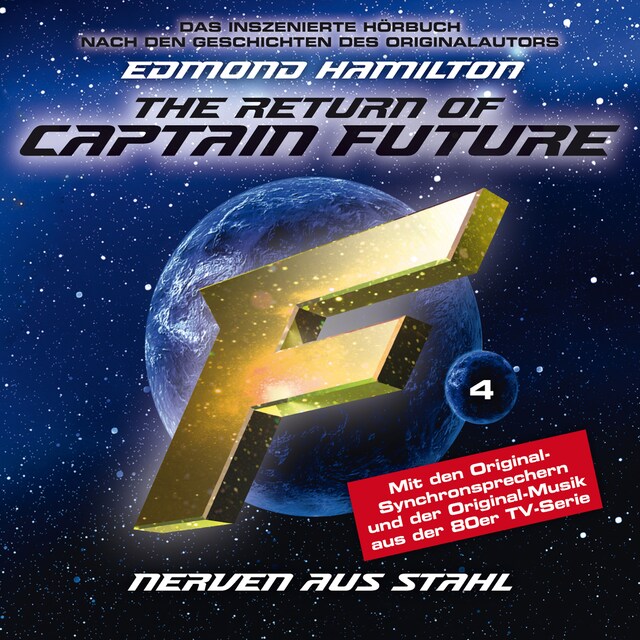 Buchcover für Captain Future, Folge 4: Nerven aus Stahl - nach Edmond Hamilton