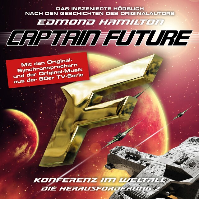 Buchcover für Captain Future, Die Herausforderung, Folge 2: Konferenz im Weltall