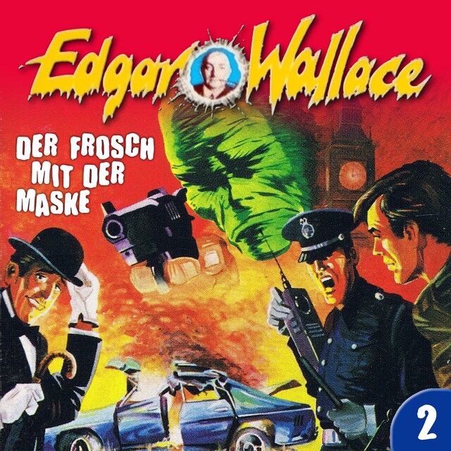 Kirjankansi teokselle Edgar Wallace, Folge 2: Der Frosch mit der Maske