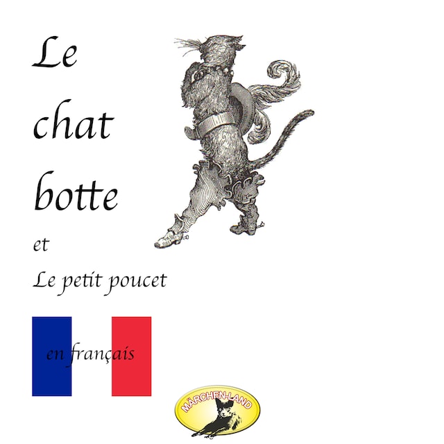 Book cover for Contes de fées en français, Le chat botté / Le petit poucet