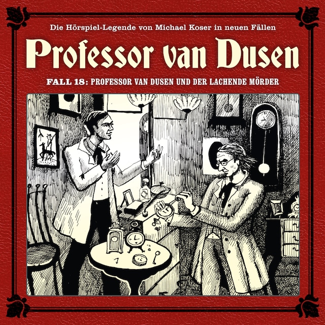 Boekomslag van Professor van Dusen, Die neuen Fälle, Fall 18: Professor van Dusen und der lachende Mörder