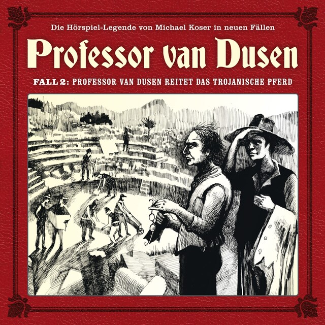 Boekomslag van Professor van Dusen, Die neuen Fälle, Fall 2: Professor van Dusen reitet das trojanische Pferd