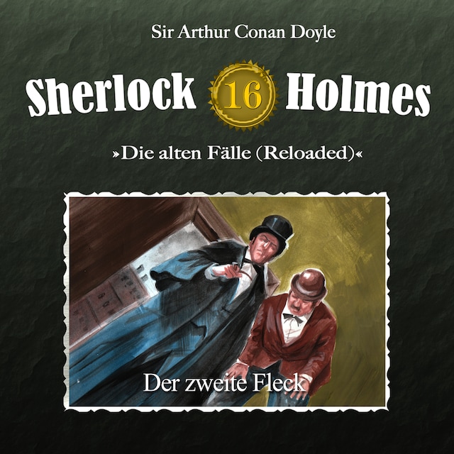 Portada de libro para Sherlock Holmes, Die alten Fälle (Reloaded), Fall 16: Der zweite Fleck