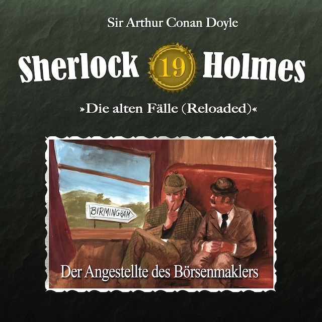 Kirjankansi teokselle Sherlock Holmes, Die alten Fälle (Reloaded), Fall 19: Der Angestellte des Börsenmaklers