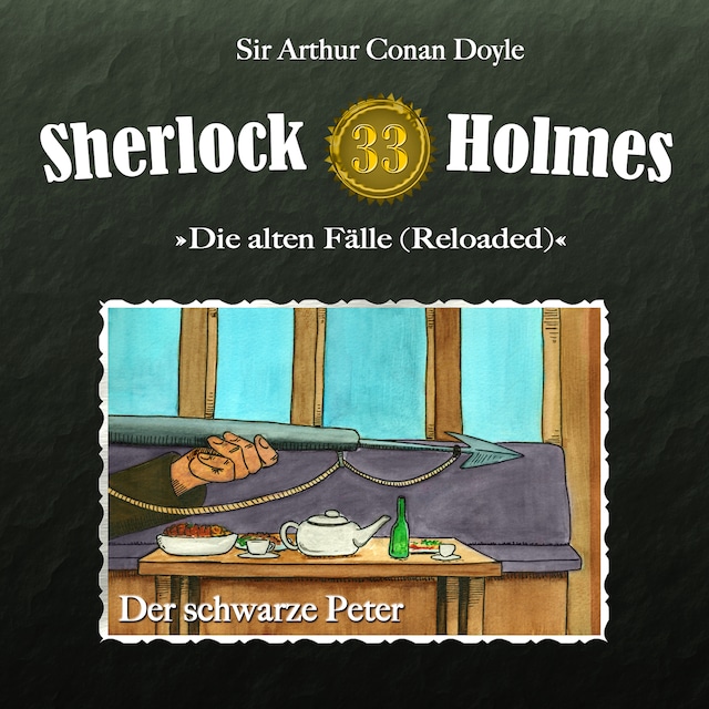 Kirjankansi teokselle Sherlock Holmes, Die alten Fälle (Reloaded), Fall 33: Der schwarze Peter