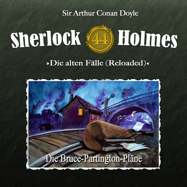 Okładka książki dla Sherlock Holmes, Die alten Fälle (Reloaded), Fall 44: Die Bruce-Partington-Pläne