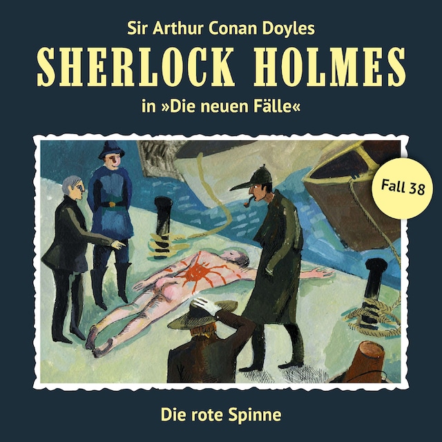 Buchcover für Sherlock Holmes, Die neuen Fälle, Fall 38: Die rote Spinne