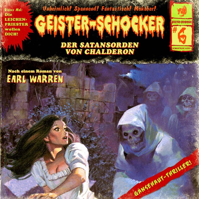 Kirjankansi teokselle Geister-Schocker, Folge 6: Der Satansorden von Chalderon