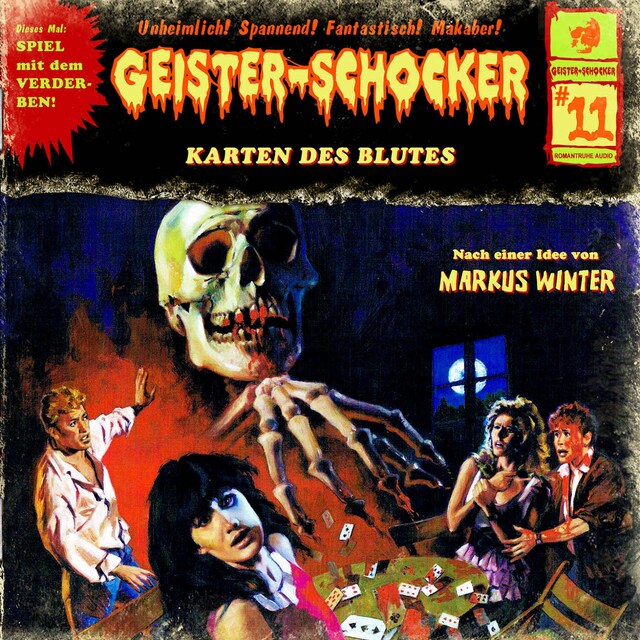 Book cover for Geister-Schocker, Folge 11: Die Karten des Blutes