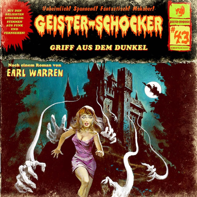 Boekomslag van Geister-Schocker, Folge 43: Griff aus dem Dunkel