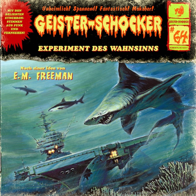 Boekomslag van Geister-Schocker, Folge 64: Experiment des Wahnsinns