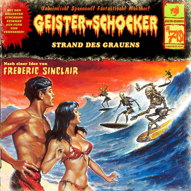 Kirjankansi teokselle Geister-Schocker, Folge 70: Strand des Grauens
